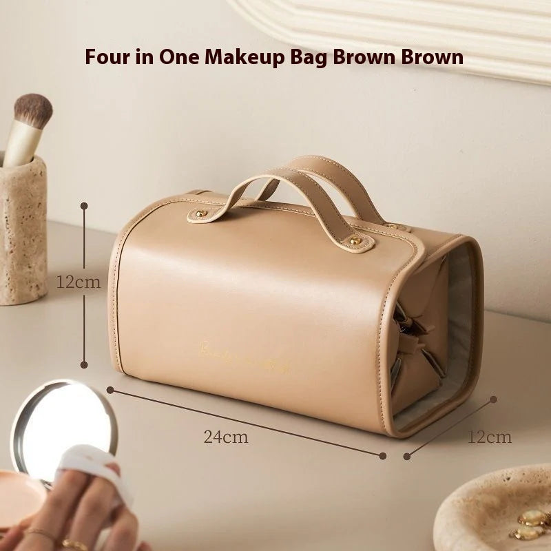 Large Capacity Portable Folding Cosmetic Bag