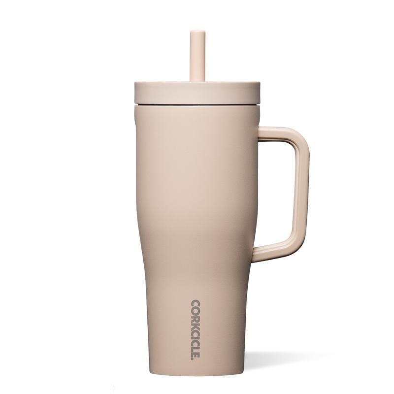 Corkcicle 22Oz Cruiser Tumbler - Leakproof, Insulated, Silicone Straw & Handle, 20-Hour Cold Retention, Dishwasher Safe Drinkware