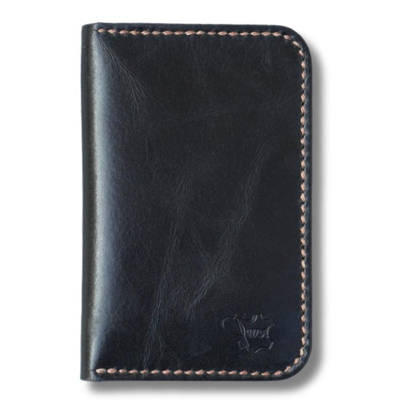 Men’S Handmade Full Grain Leather Wallet Slim Wallet Bifold, Compact and Durable Genuine Leather Card Holder for Everyday Use – Stylish, Fits Front Pocket, Ideal Gift for Him – Black Color