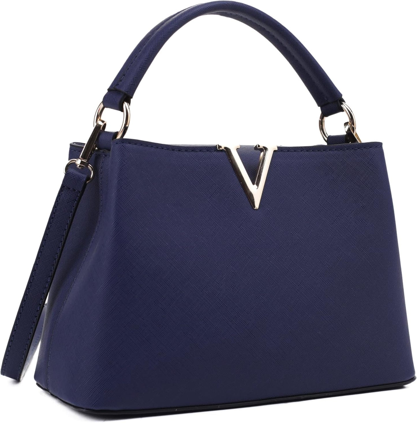 Women’s Small Satchel Bag | Classic Top Handle Crossbody Handbag with Shoulder Strap