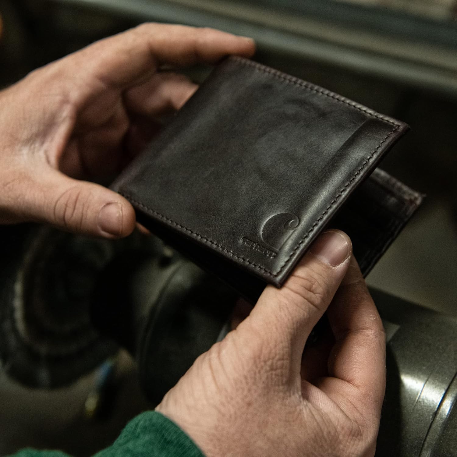Carhartt Men’s Oil Tan Leather Wallet | Durable Genuine Leather Wallets in Multiple Styles