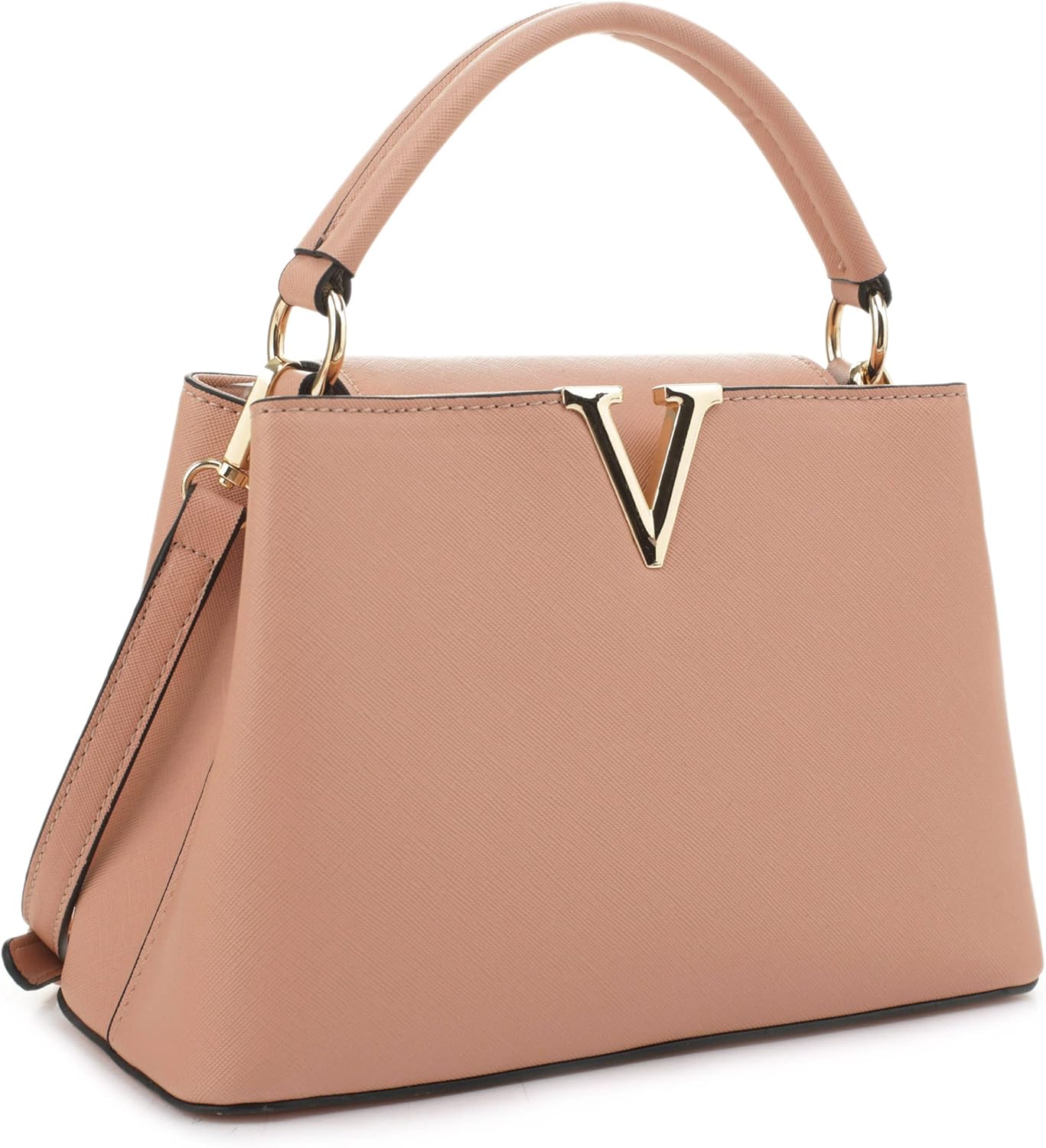 Women’s Small Satchel Bag | Classic Top Handle Crossbody Handbag with Shoulder Strap