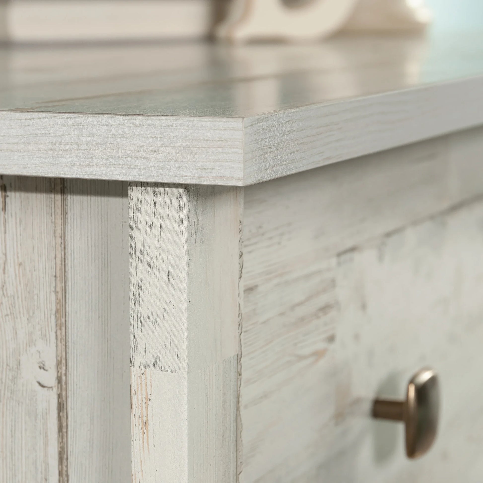 River Ranch 4- Drawer Dresser | White Plank Finish Bedroom Chest