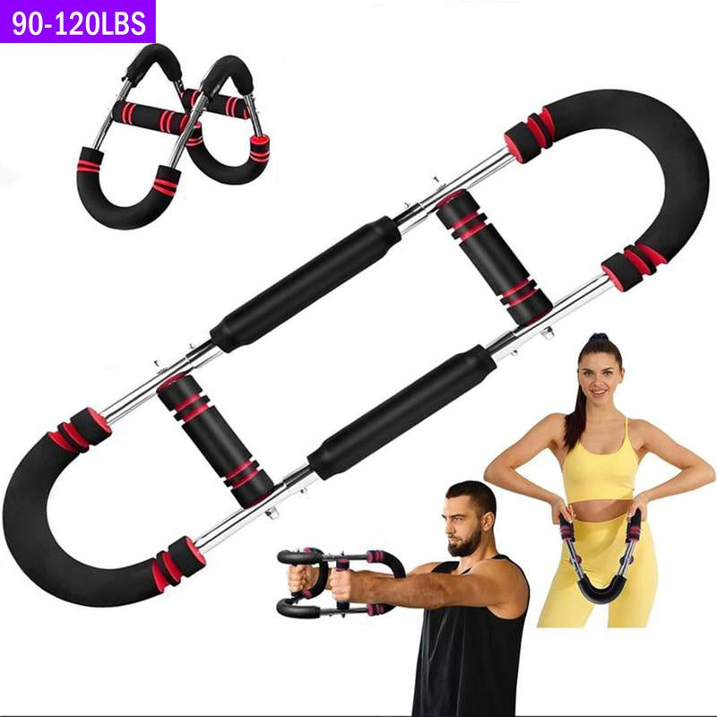 Arm Trainer、Chest Workout Strengthen Chest and Arm Muscles Men'S Fitness Trainer Detachable Portable Spring Resistance Home Fitness Equipment