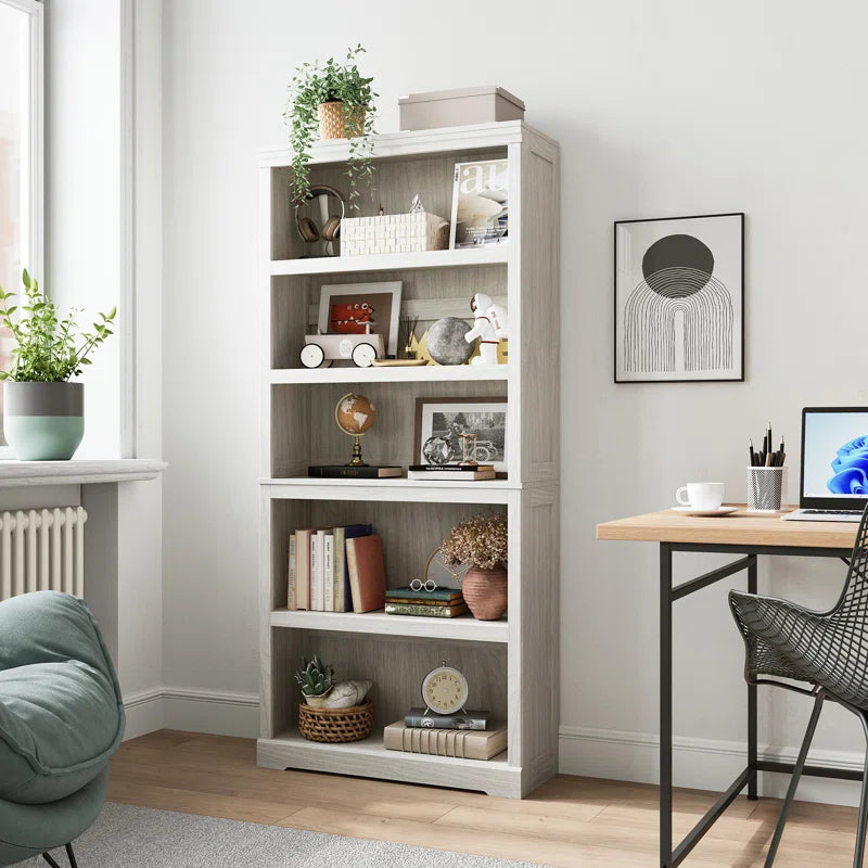 Kiwako Bookcase | Modern 5-Tier Open Storage Shelf