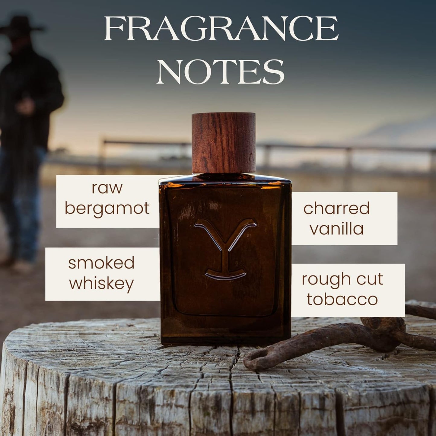 Yellowstone Ride Men’s Cologne | 3.4 Fl Oz Rugged Smokey Masculine Fragrance