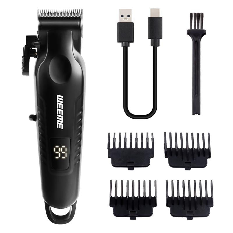 Professional Men'S Electric Shaver, Built-In Rechargeable Battery, T-Head Trimmer, Rechargeable Shaver Machine USB Charging, Perfect Gift for Him, Shaver Set
