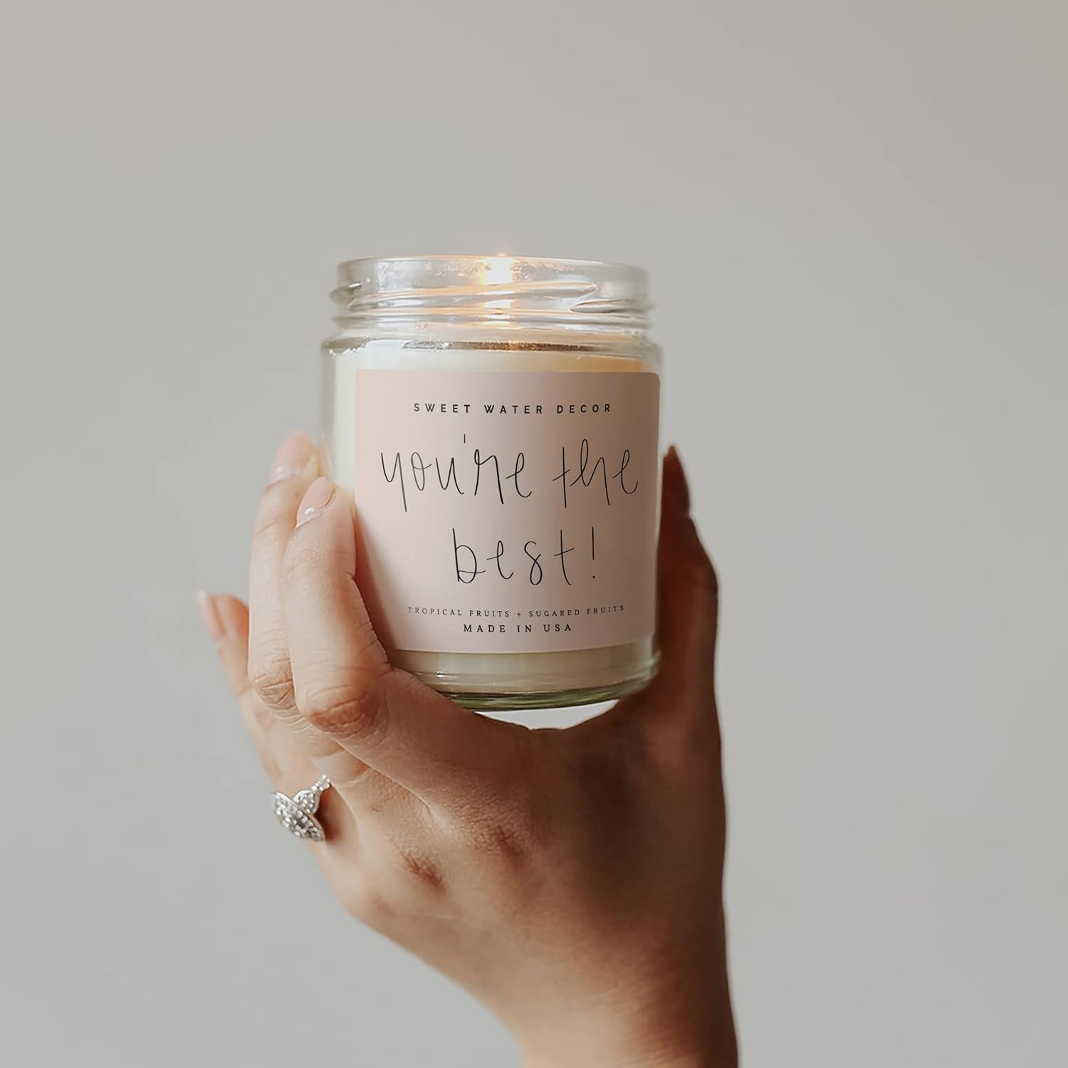 You'Re the Best | Scented Soy Wax Candle for Home | 9Oz-40 Hr Burn Time