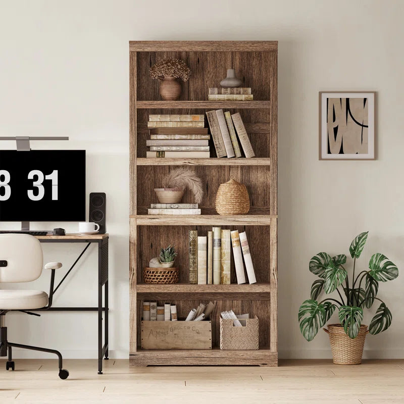 Kiwako Bookcase | Modern 5-Tier Open Storage Shelf