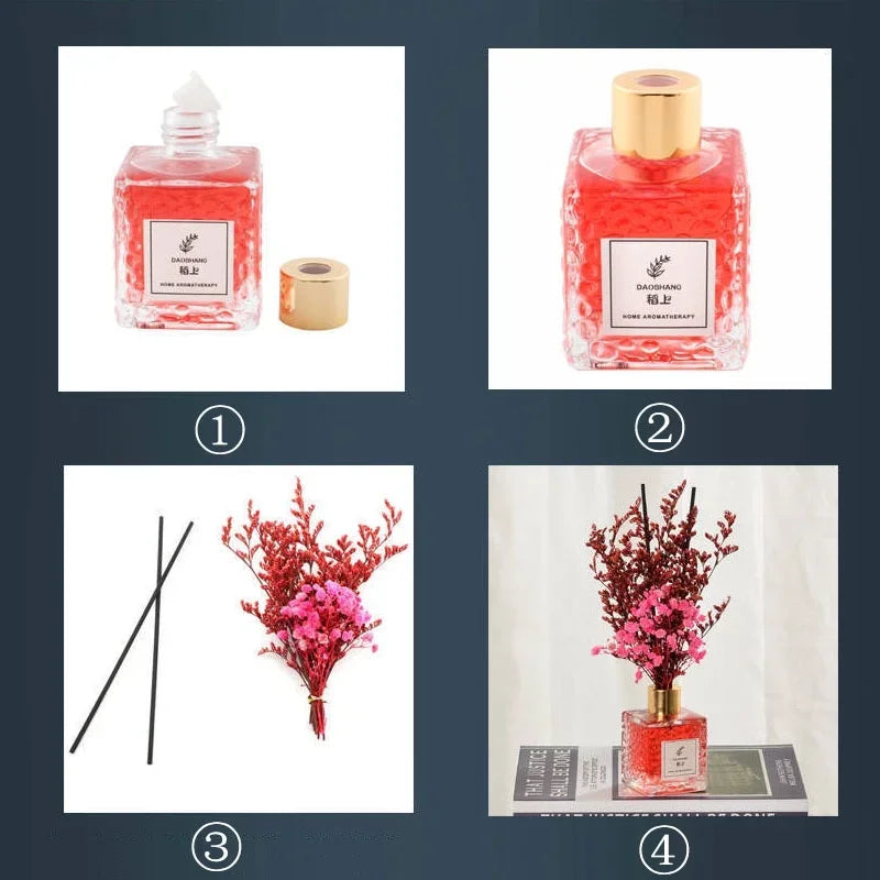 Dried Flower Reed Diffuse Air Freshener | Home Fragrance 80Ml