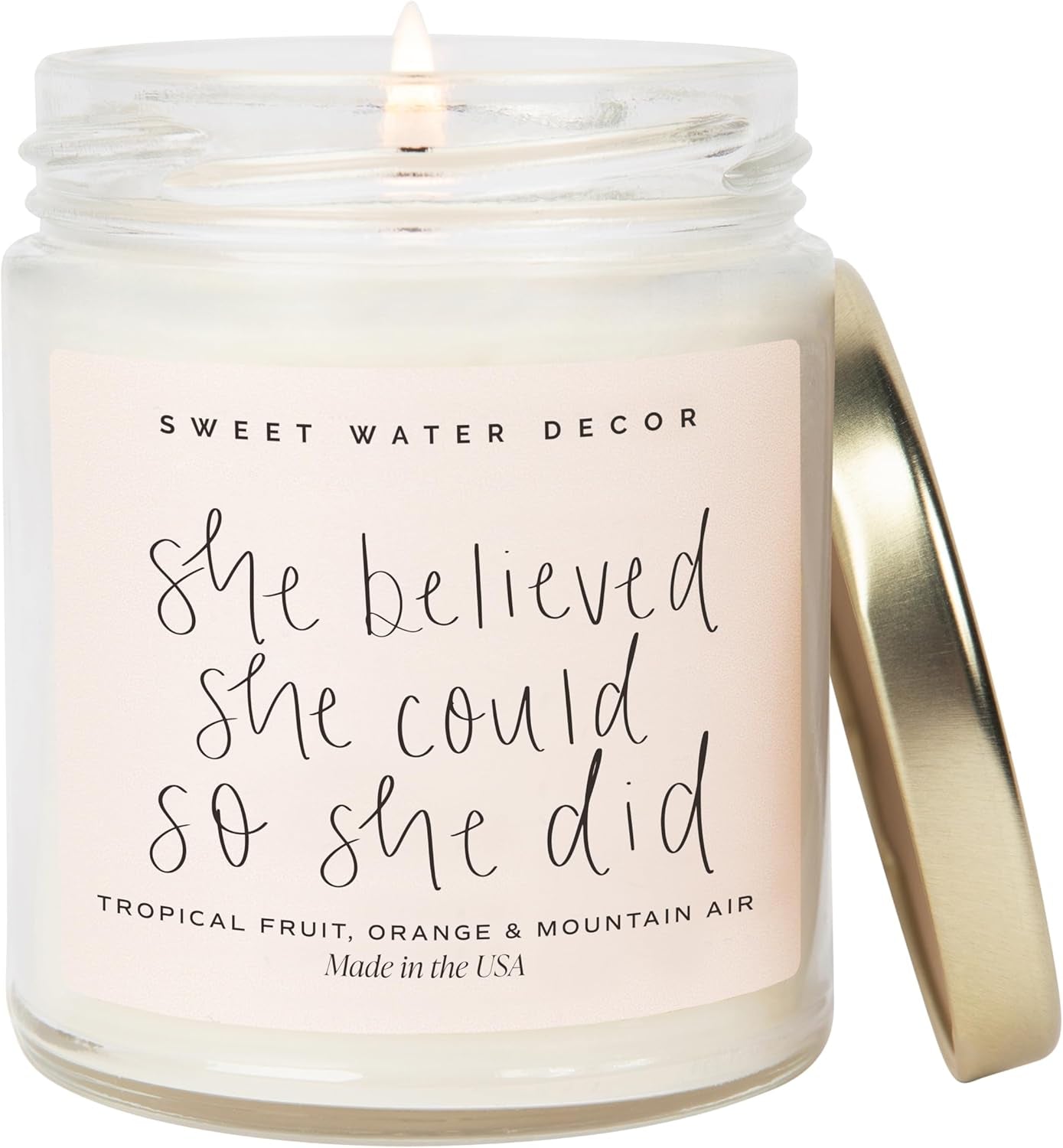 You'Re the Best | Scented Soy Wax Candle for Home | 9Oz-40 Hr Burn Time