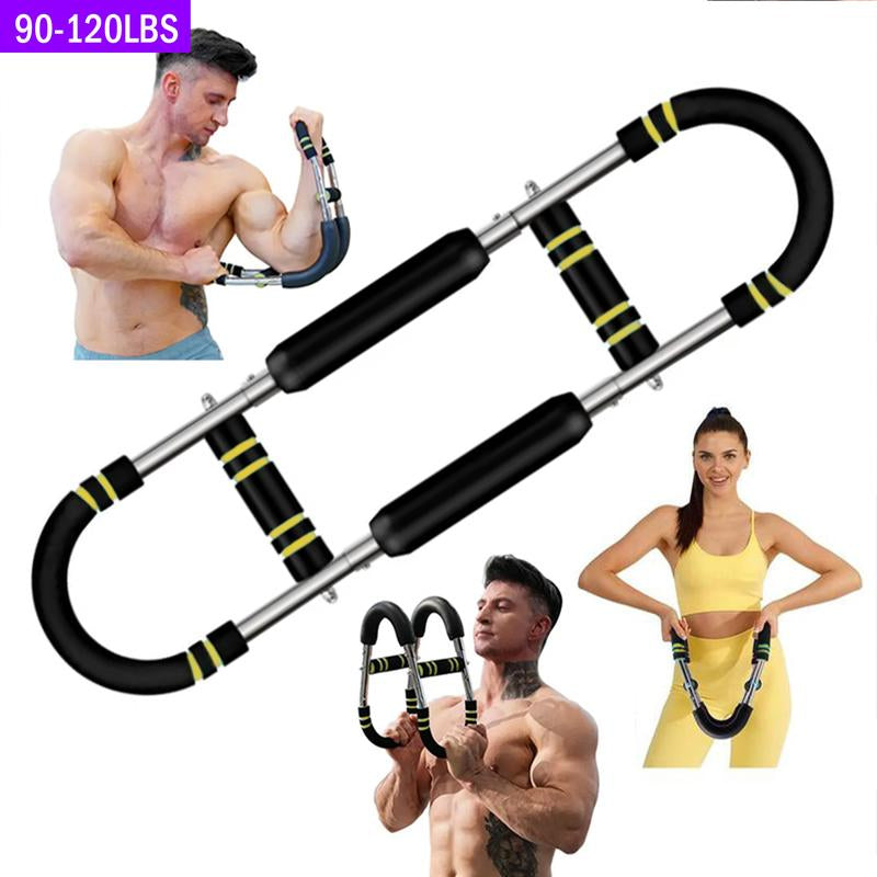 Arm Trainer、Chest Workout Strengthen Chest and Arm Muscles Men'S Fitness Trainer Detachable Portable Spring Resistance Home Fitness Equipment