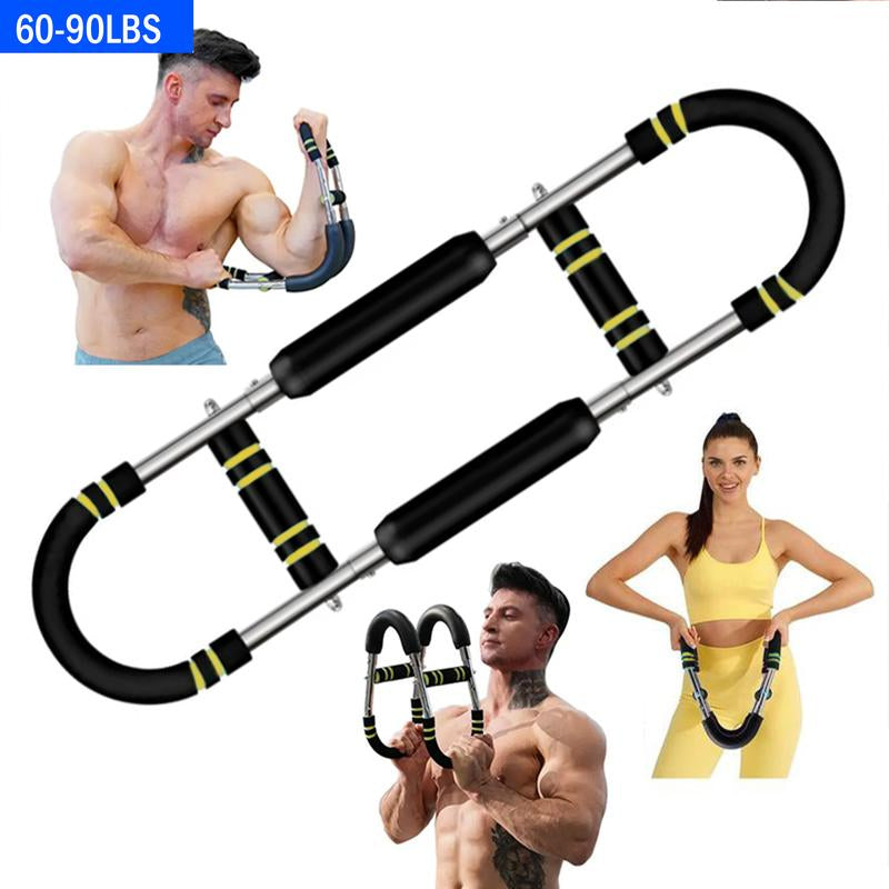 Arm Trainer、Chest Workout Strengthen Chest and Arm Muscles Men'S Fitness Trainer Detachable Portable Spring Resistance Home Fitness Equipment