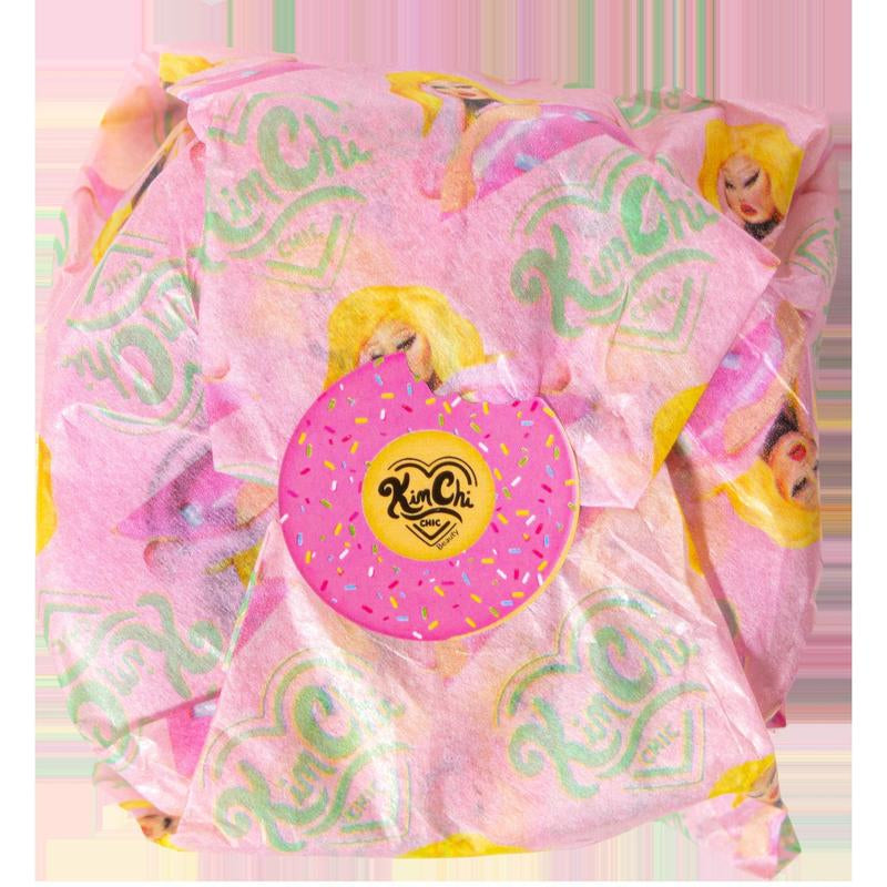 Kimchi Chic Beauty GIANT Puff Puff Pass Set & Bake Powder with Rice Powder & Vitamin-E, Lightweight & Translucent Makeup