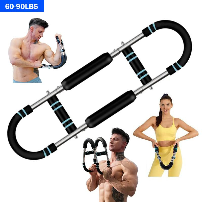 Arm Trainer、Chest Workout Strengthen Chest and Arm Muscles Men'S Fitness Trainer Detachable Portable Spring Resistance Home Fitness Equipment