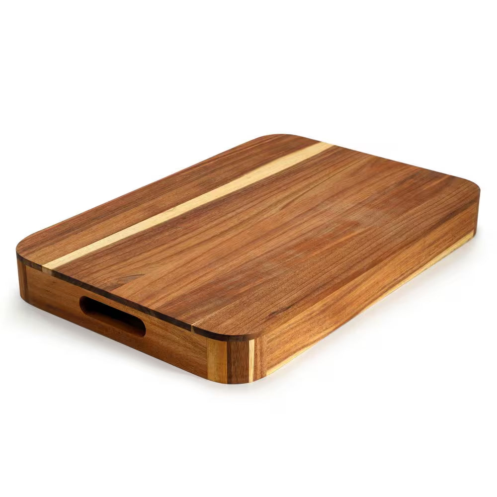 Acacia Wood 17.75 in X 12 in X 2 in Rectangle Serving Tray
