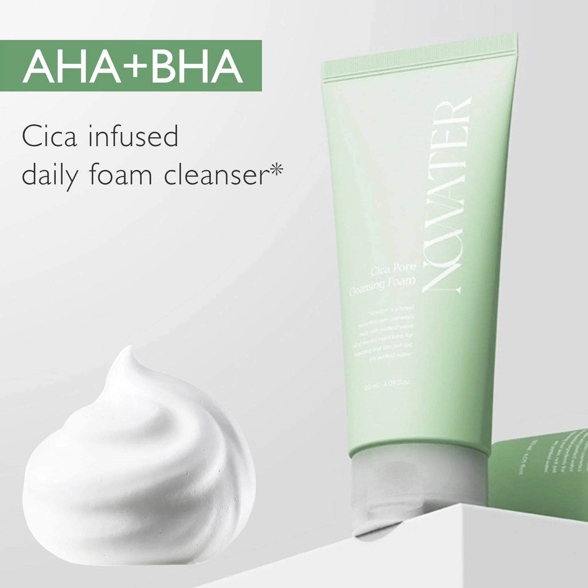 Cica Daily Pore Cleansing Foam – Sebum Control + Hydration (4.05 fl oz)