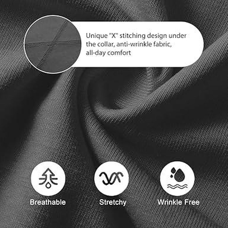 Dokotoo Men Mens 3 Pack Crewneck T-Shirts Short Sleeve Hipster Hip Hop Longline Classic Tee Tops
