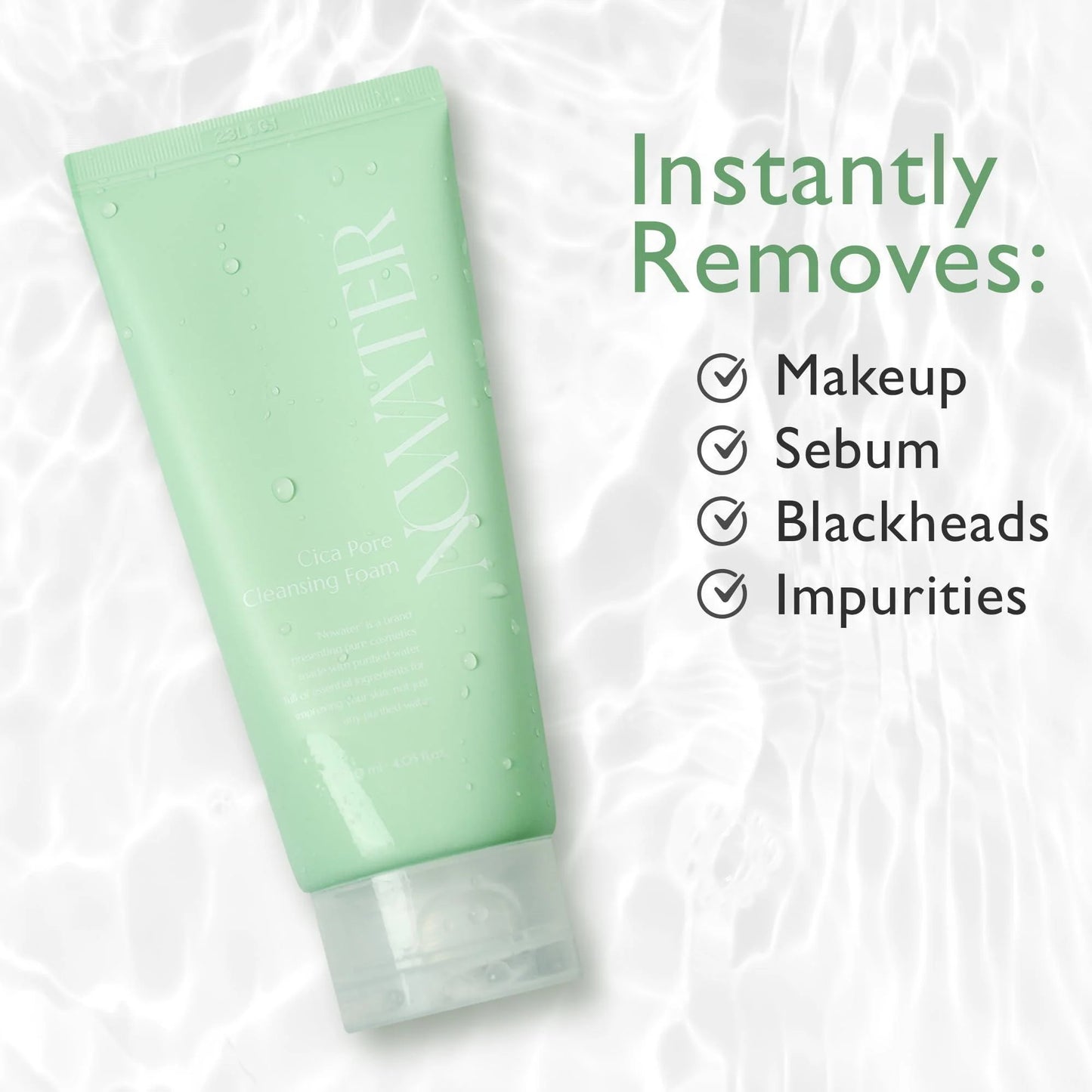 Cica Daily Pore Cleansing Foam – Sebum Control + Hydration (4.05 fl oz)