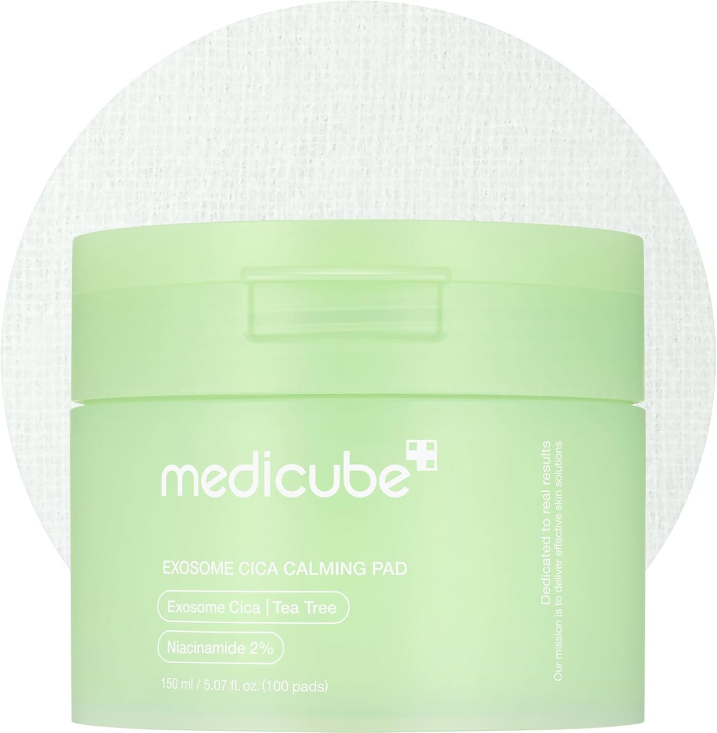 Medicube Exosome CICA Tea Tree Calming Toner Pads | Soothing Korean Skincare for Sensitive Skin, Redness & Breakout Relief, Vegan, 100 Pads
