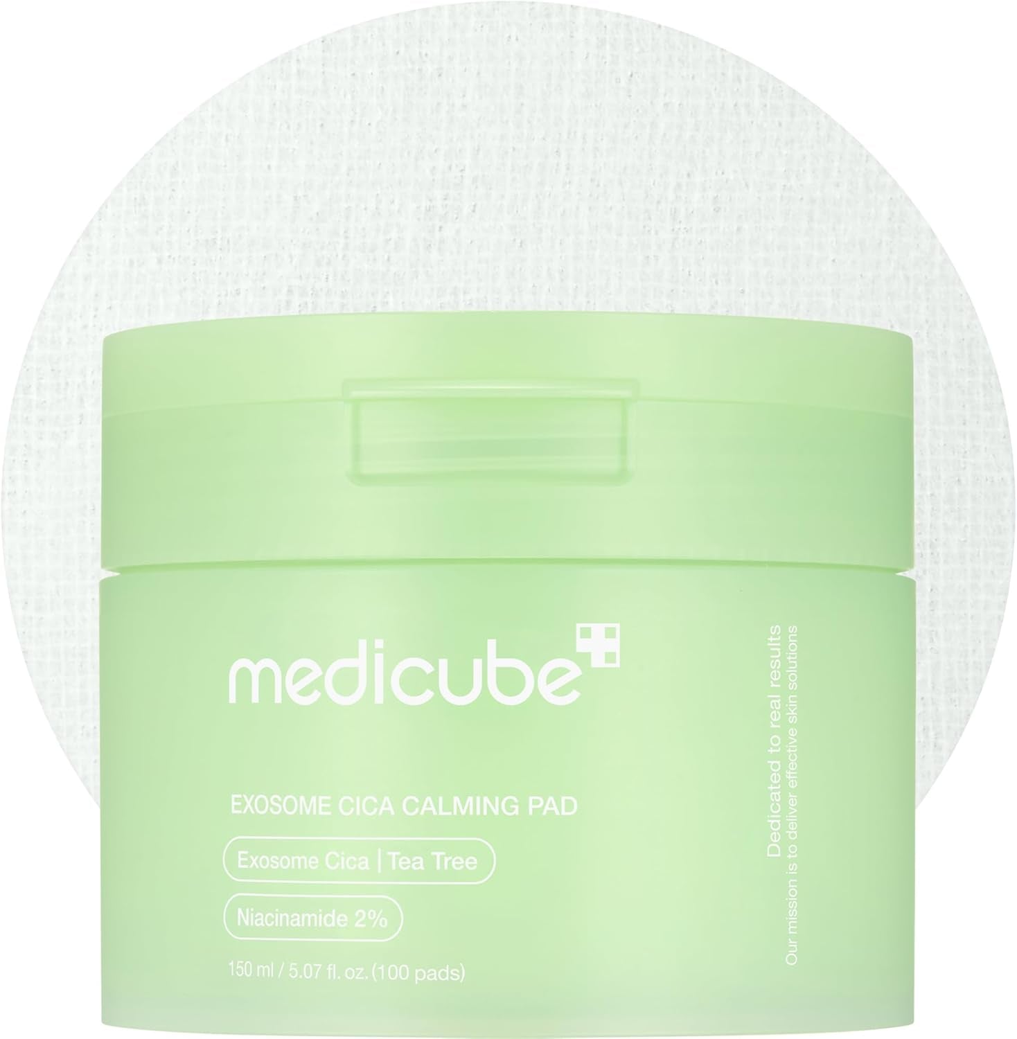 Medicube Exosome CICA Tea Tree Calming Toner Pads | Soothing Korean Skincare for Sensitive Skin, Redness & Breakout Relief, Vegan, 100 Pads