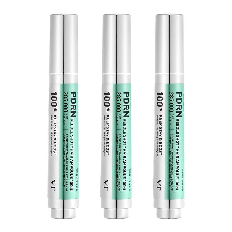 [Official VT Cosmetics] PDRN Reedle Shot Hair Ampoule 100Dl 300Dl 700Dl 15Ml | Hair Growth Hair Loss Treatment Ampoule Serum