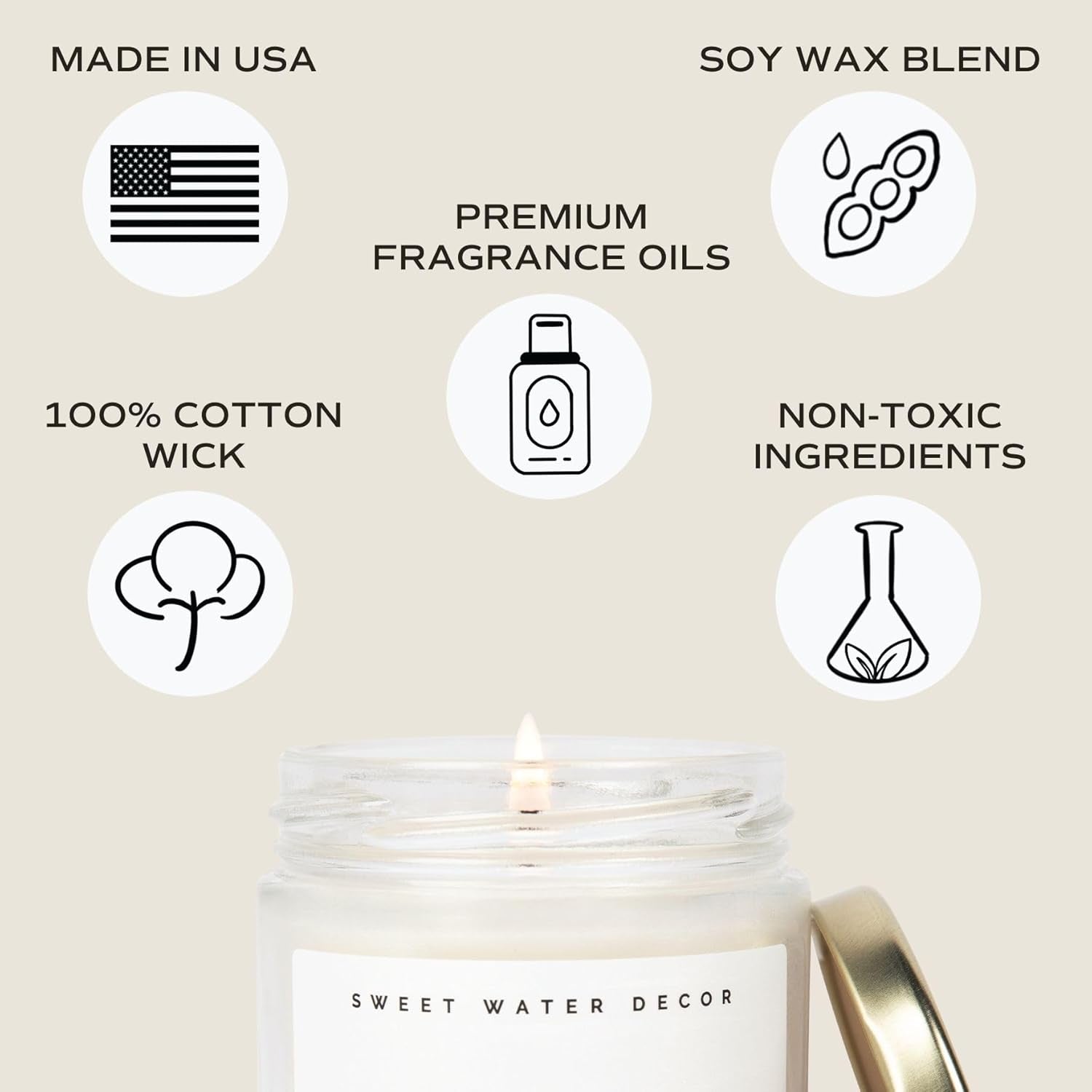 You'Re the Best | Scented Soy Wax Candle for Home | 9Oz-40 Hr Burn Time