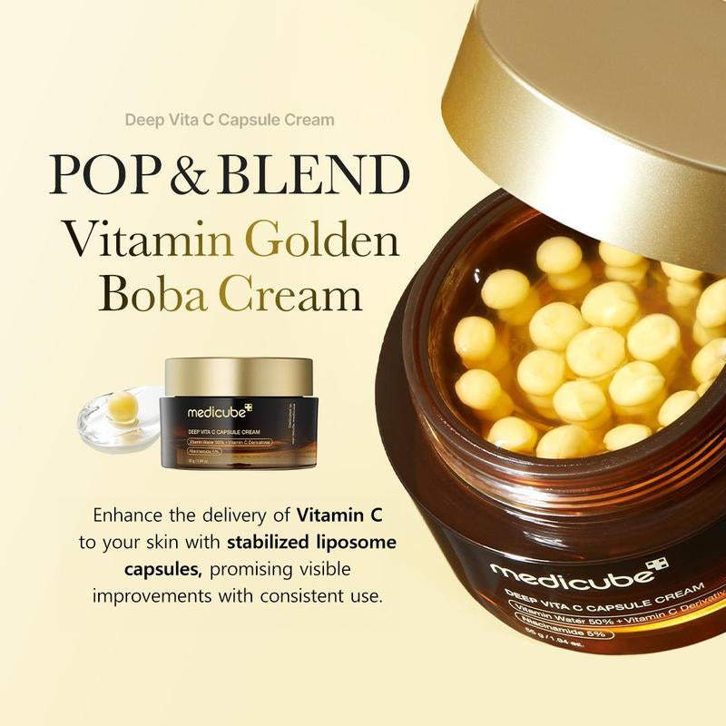 [Medicube] Mix & Match Boba Cream Set | Tiktok Viral Capsule Creams for Uneven Skin Tone, Glow Hydration, Korean Skincare, K-Beauty