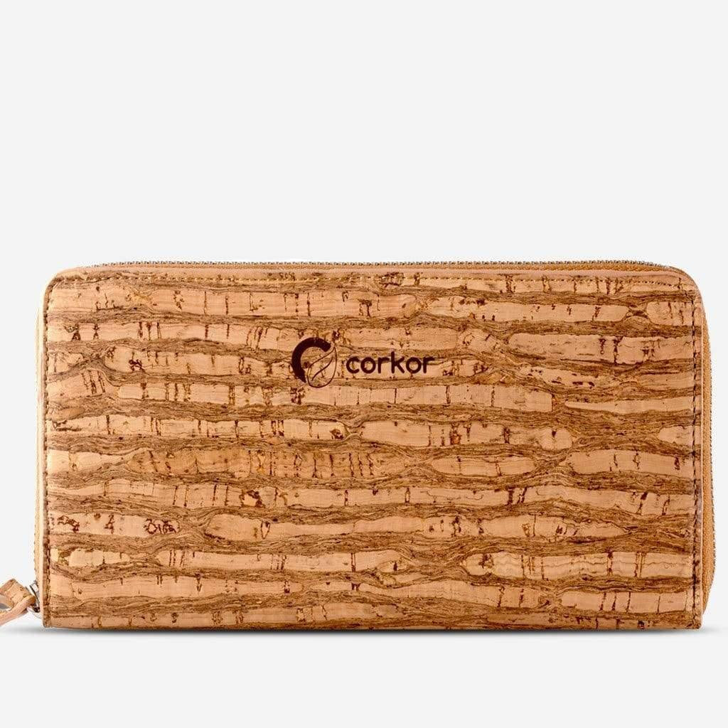 Women’s Long Cork Wallet | Eco-Friendly Slim Design